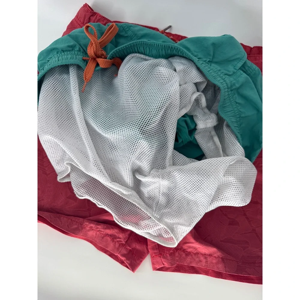 Tommy Bahama‎ Swim Trunks Mens Large Lot Teal Red Tropical Beach Bundle